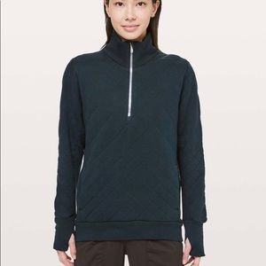 Lululemon forever warm pullover, 4, nocturnal teal